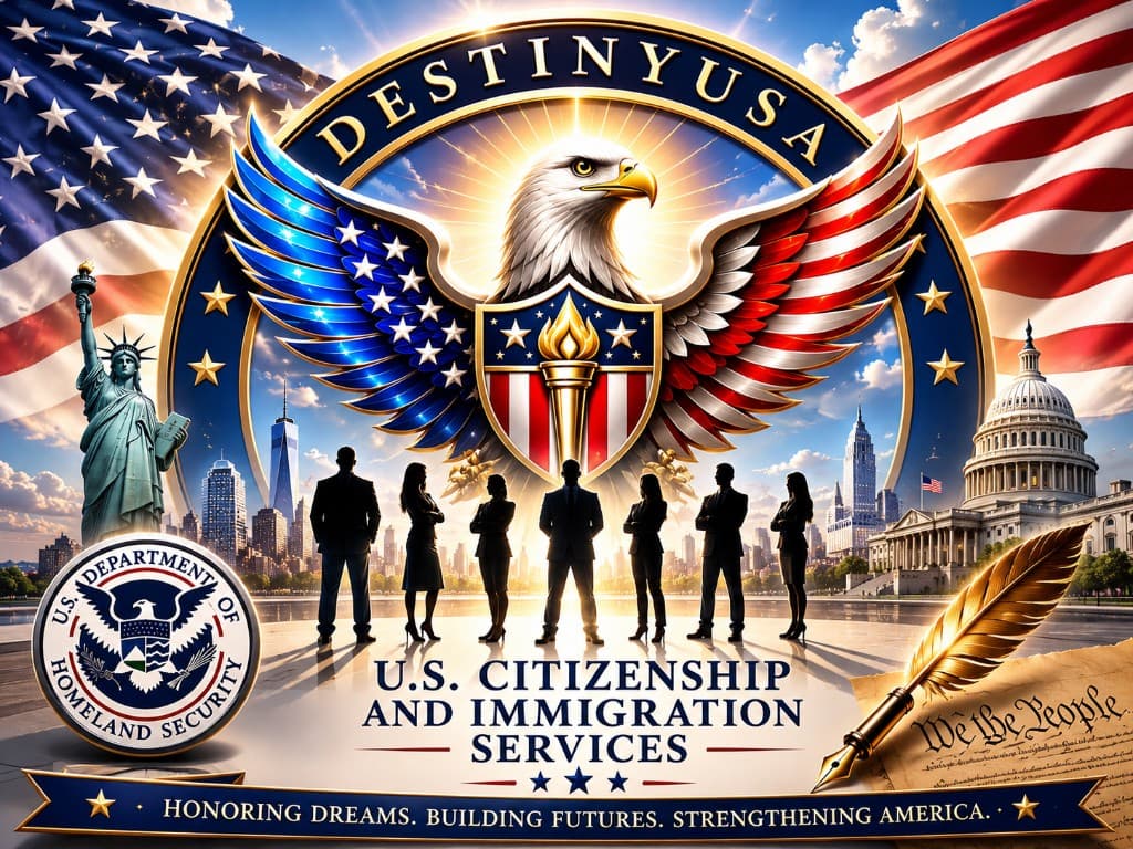 DestinyUSA vision — Liberty, Capitol, and the American journey